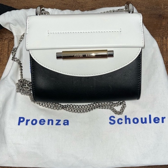 Proenza Schouler RUNWAY COLLECTION DELTA CLUTCH Crossbody Bag - Picture 3 of 9